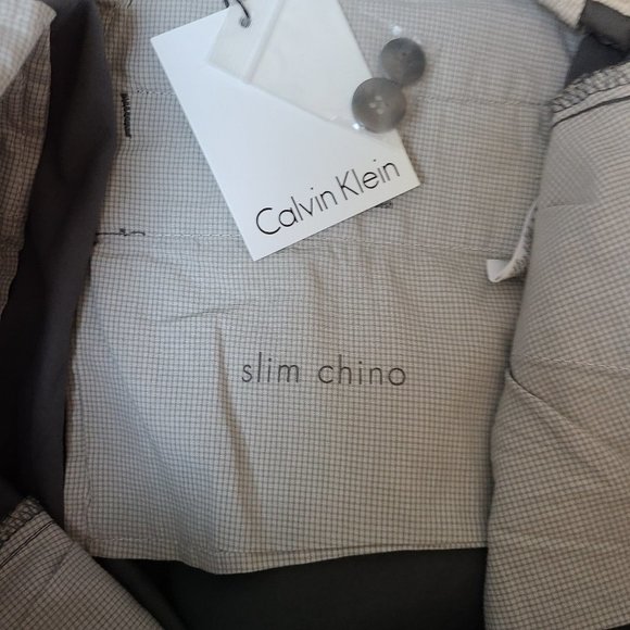 new with tags Calvin Klein Gray Pants 33 x 30 - Picture 6 of 6
